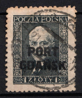 1929 Port Gdansk, Danzig Gdansk, Germany (Mi. 23 x, Full Set, Canceled, CV $60)
